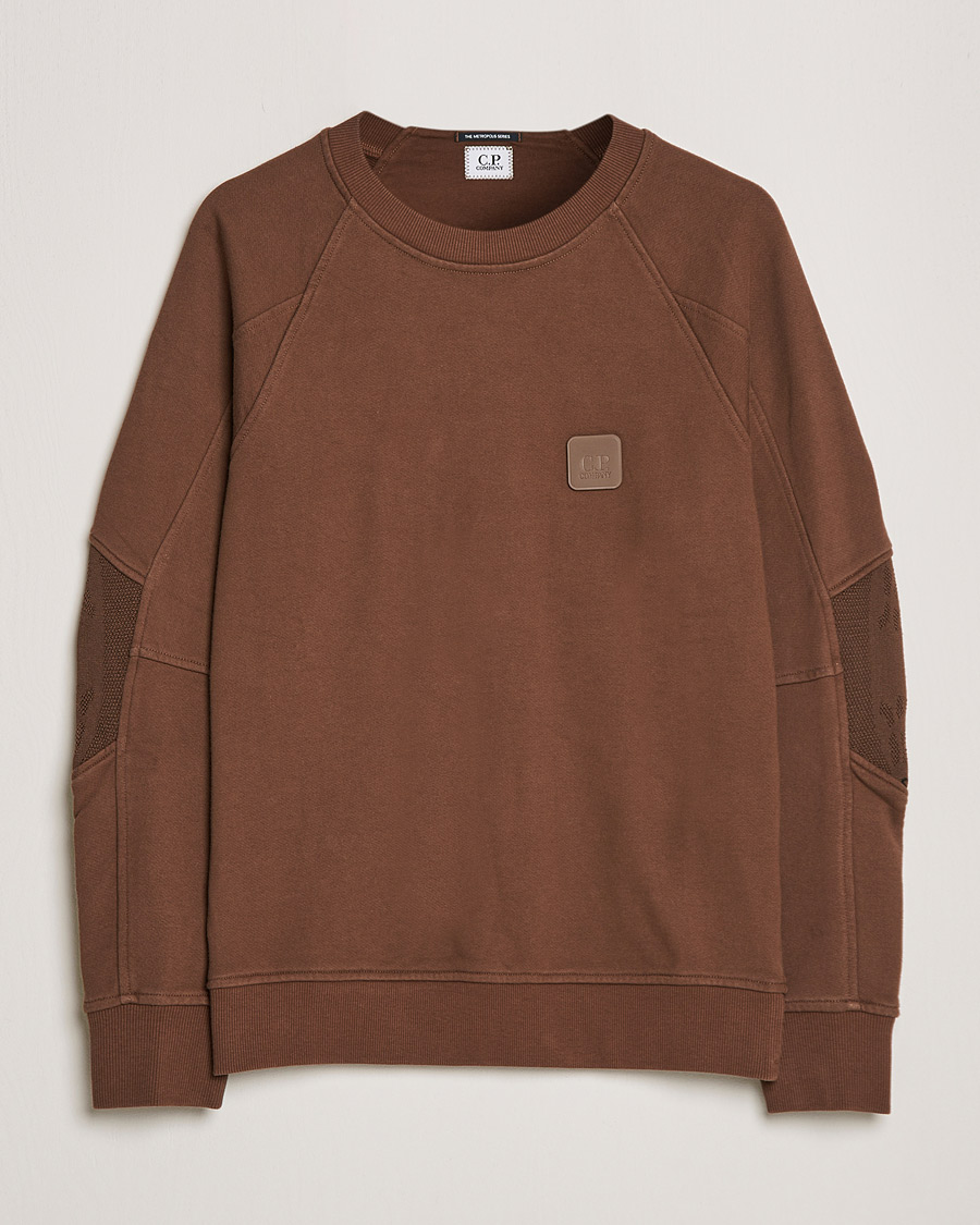 Herren | Pullover | C.P. Company | Metropolis Diagonal Raised Fleece Sweat Brown