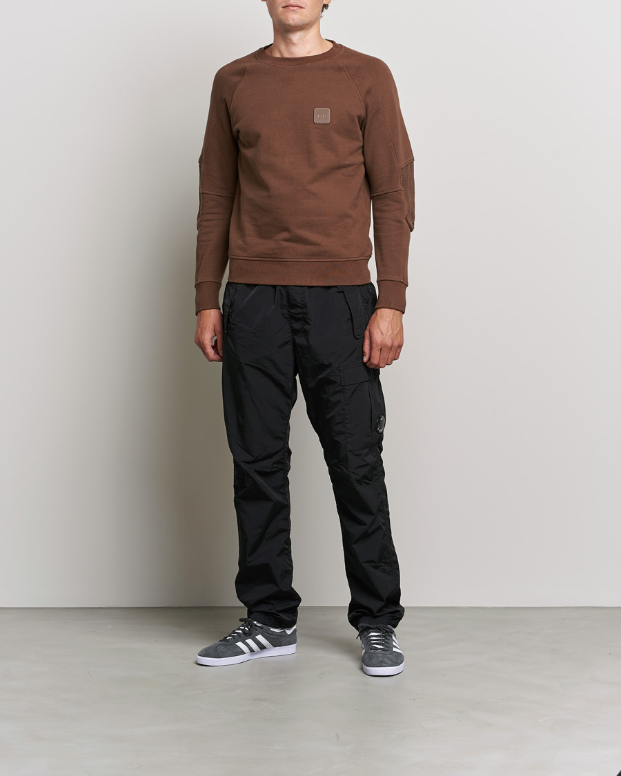 Herren | Pullover | C.P. Company | Metropolis Diagonal Raised Fleece Sweat Brown