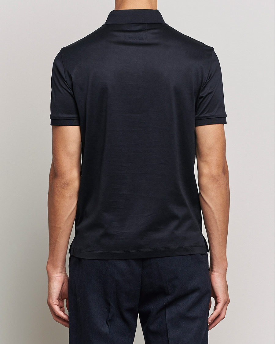 Herren | Poloshirts | Emporio Armani | Cotton Stretch  Pique Navy
