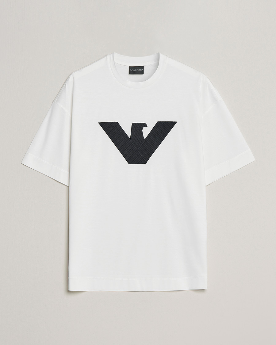 Herren | T-Shirts | Emporio Armani | Logo Cotton Tee White