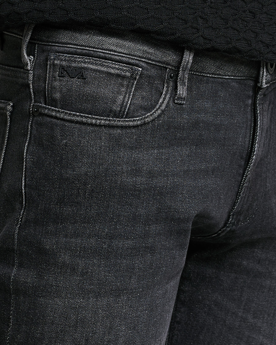 Herren | Jeans | Emporio Armani | Slim Fit Jeans Black