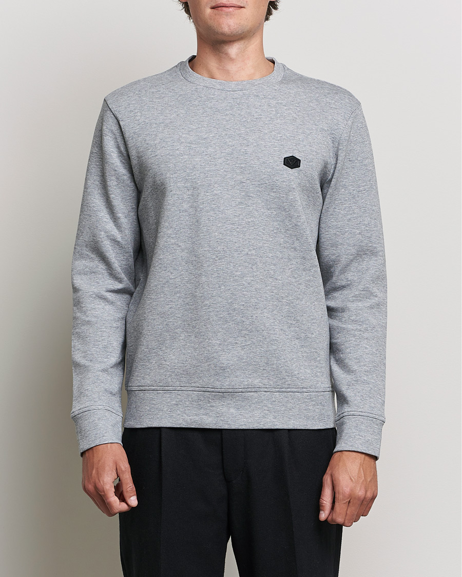 Herren | Pullover | Emporio Armani | Cotton Sweatshirt Grey