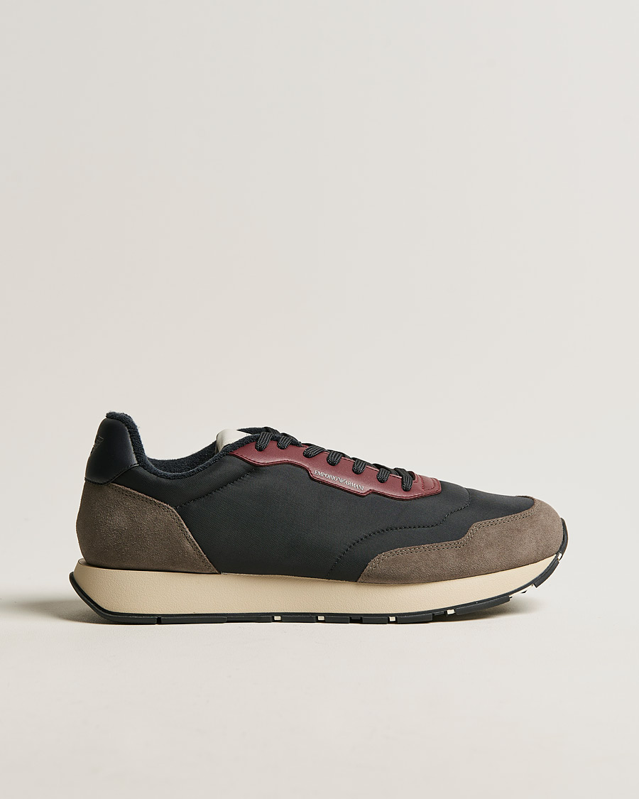 Herren | Emporio Armani Running Sneaker Black | Emporio Armani | Running Sneaker Black