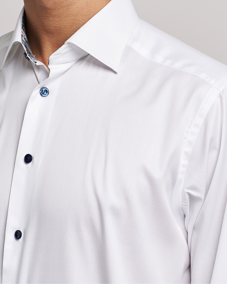 Herren | Hemden | Eton | Organic Cotton Signature Twill Contemporary Shirt White