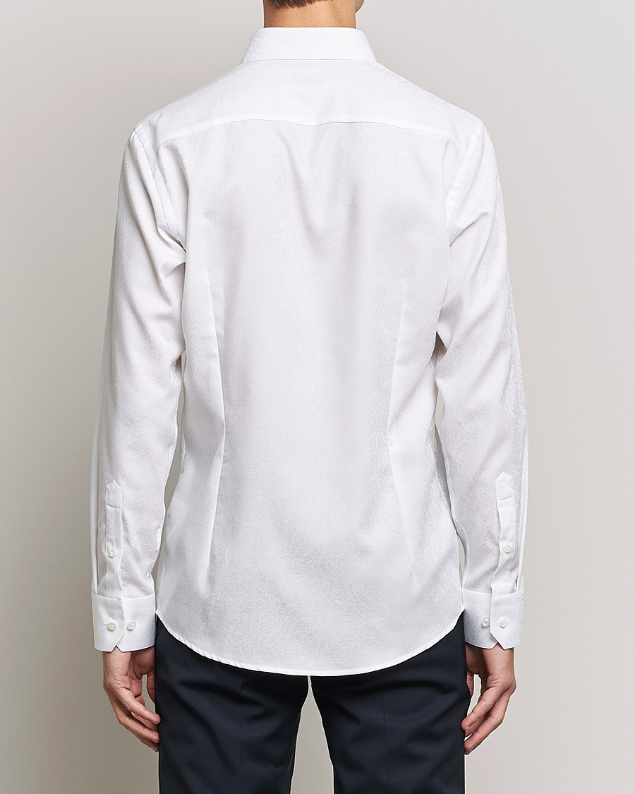 Herren | Hemden | Eton | Jaquard Paisley Shirt White