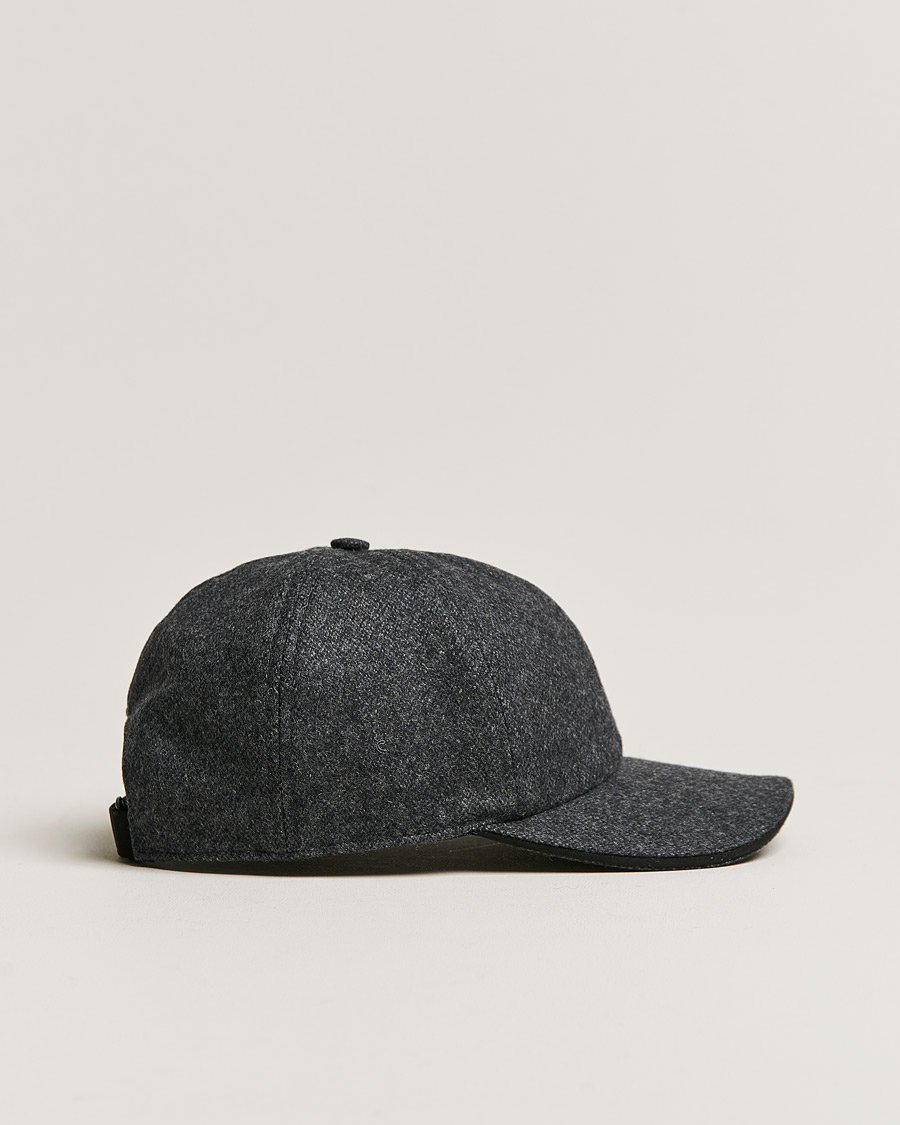 Herren | Eton Wool Baseboll Cap Grey | Eton | Wool Baseboll Cap Grey