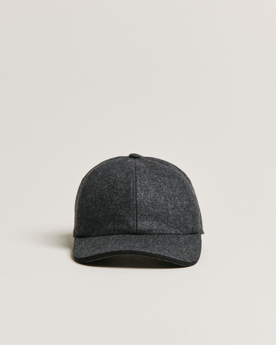 Herren | Eton Wool Baseboll Cap Grey | Eton | Wool Baseboll Cap Grey