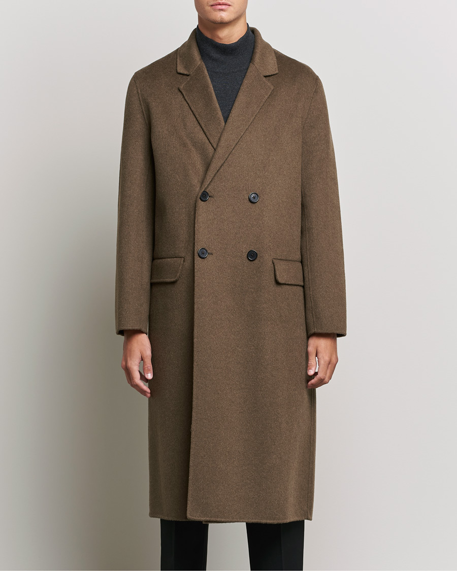 Herren | Jacken | Filippa K | Athens Wool Cashmere Coat Olive Melange