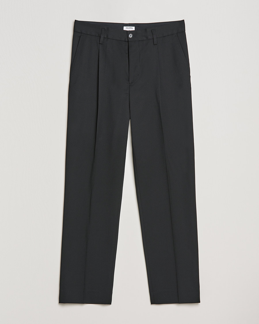 Herren | Hosen | Filippa K | Samson Wool Trouser Black