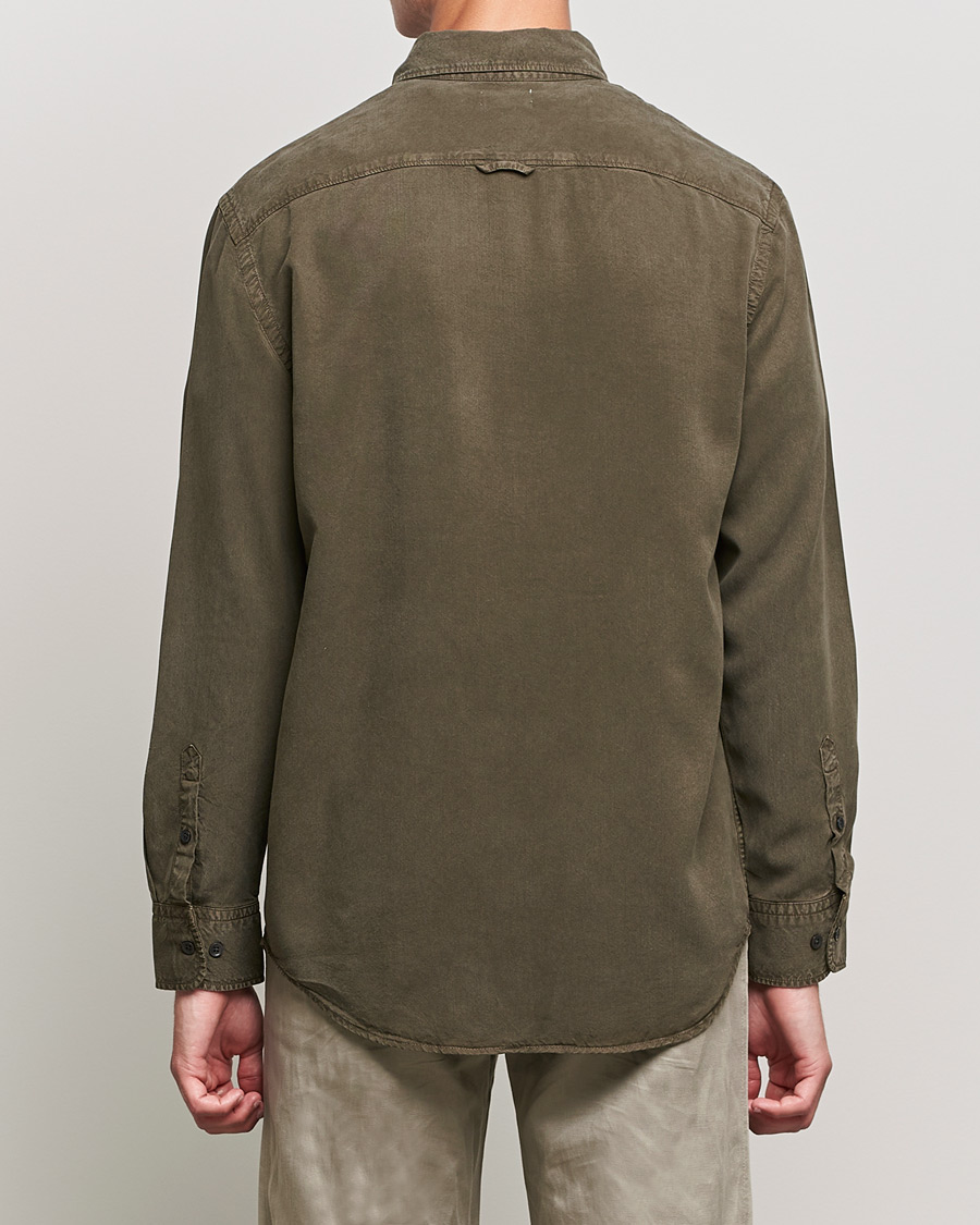 Herren | Hemden | Filippa K | Zachary Tencel Shirt Dark Forest Green