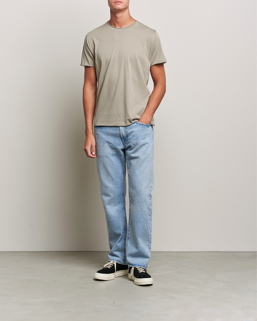 Herren | T-Shirts | Filippa K | Roll Neck Tee Oyster Grey