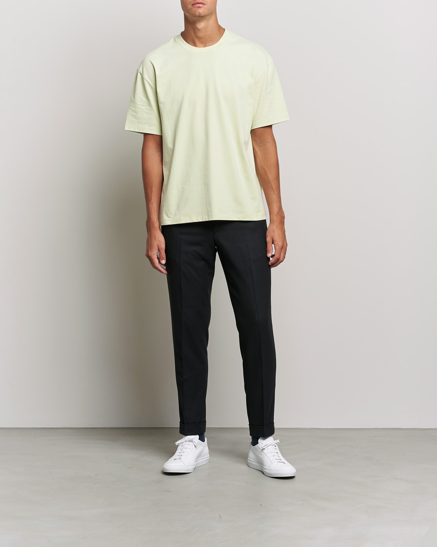 Herren | T-Shirts | Filippa K | Brushed Cotton Tee Pale Green