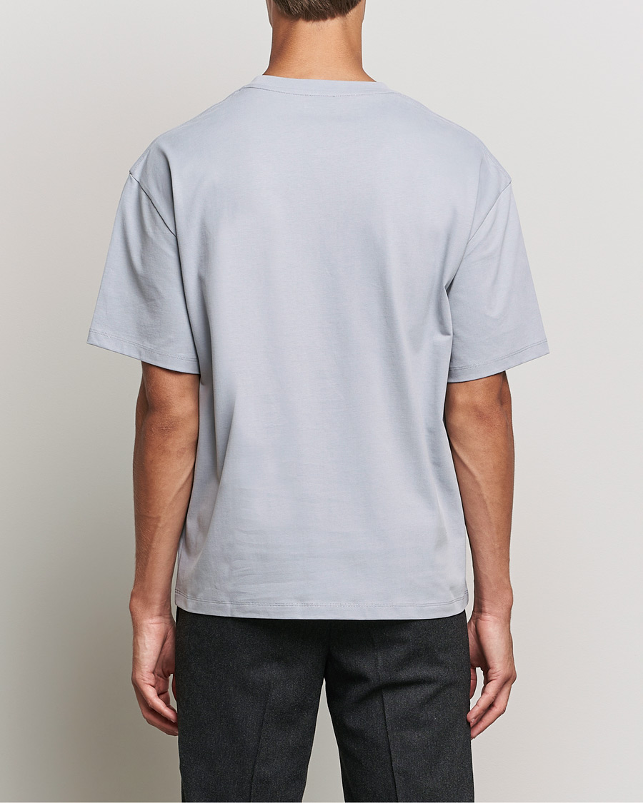 Herren | T-Shirts | Filippa K | Brushed Cotton Tee Fog Blue