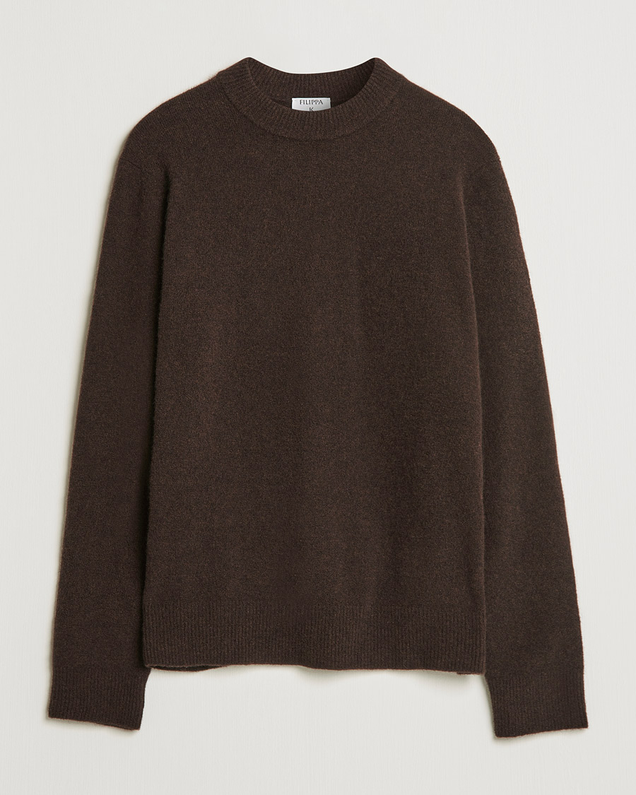 Herren | Pullover | Filippa K | Johannes Yak Sweater Ginger Brown