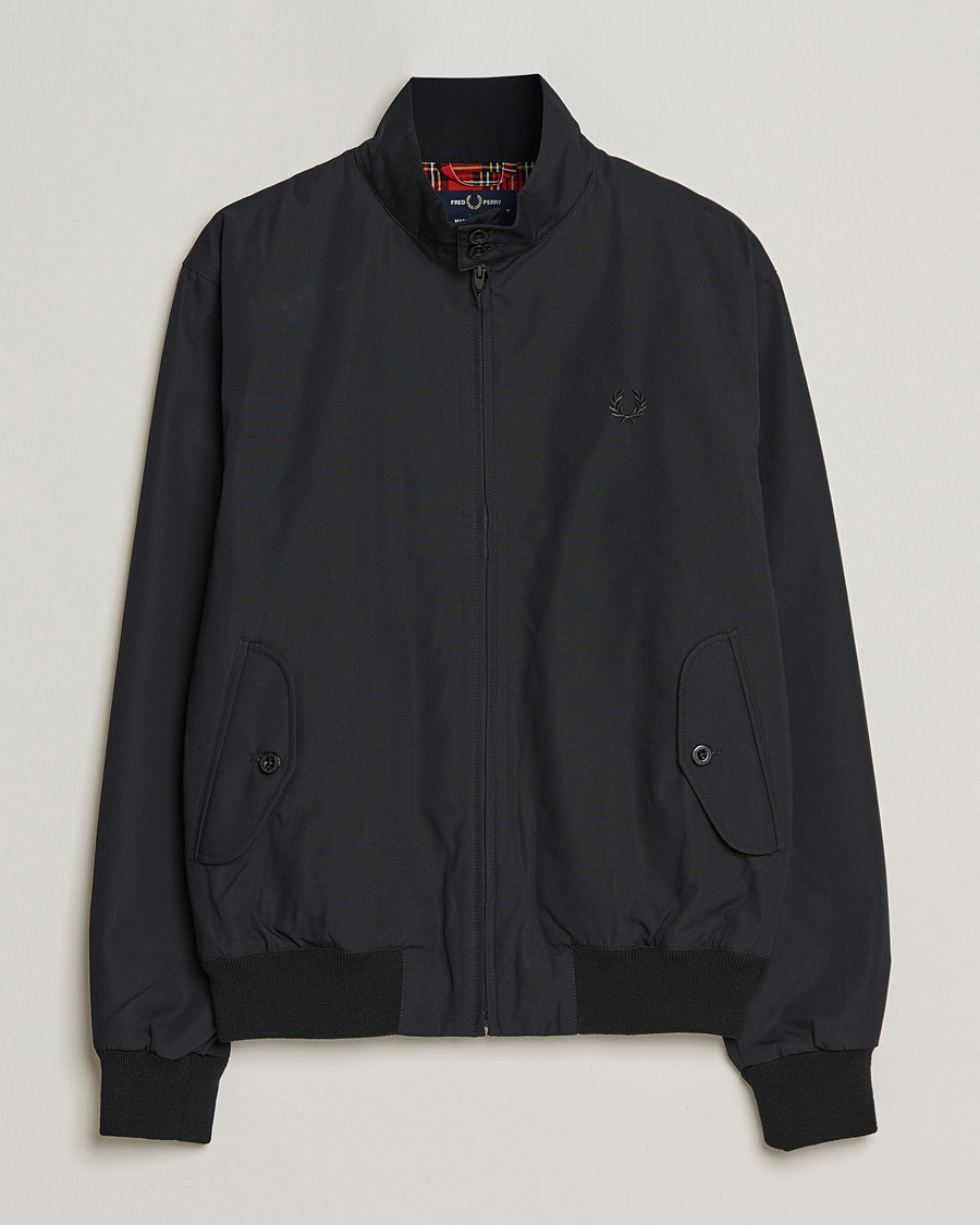 Herren | Jacken | Fred Perry | Harrington Made In England Jacket  Black