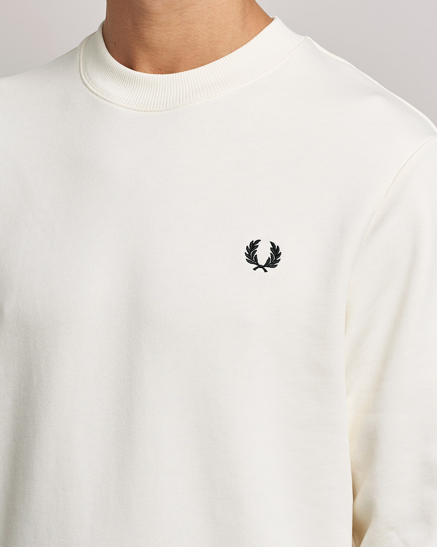Herren | Pullover | Fred Perry | Crew Neck Sweatshirt Ecru