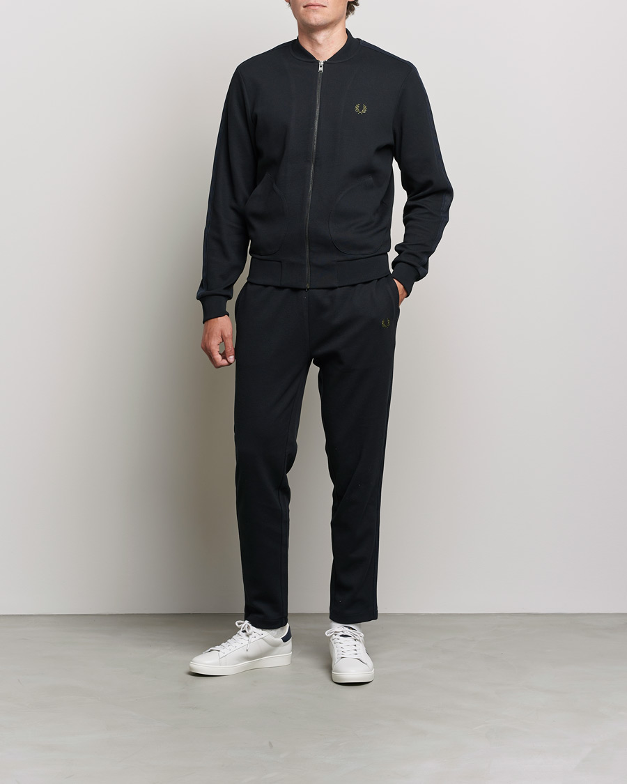 Herren | Hosen | Fred Perry | Knitted Tapped Track Pant Black