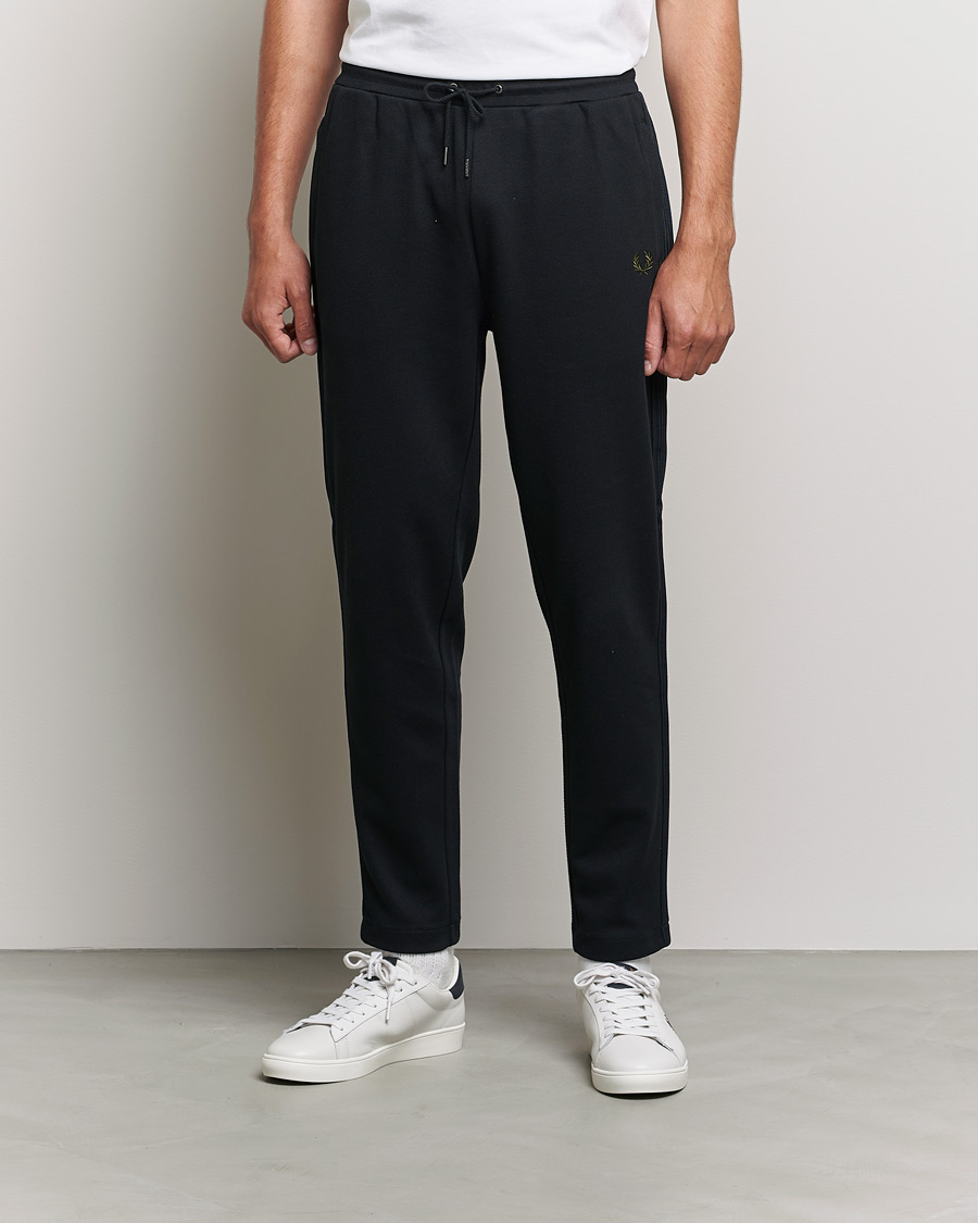 Herren | Hosen | Fred Perry | Knitted Tapped Track Pant Black