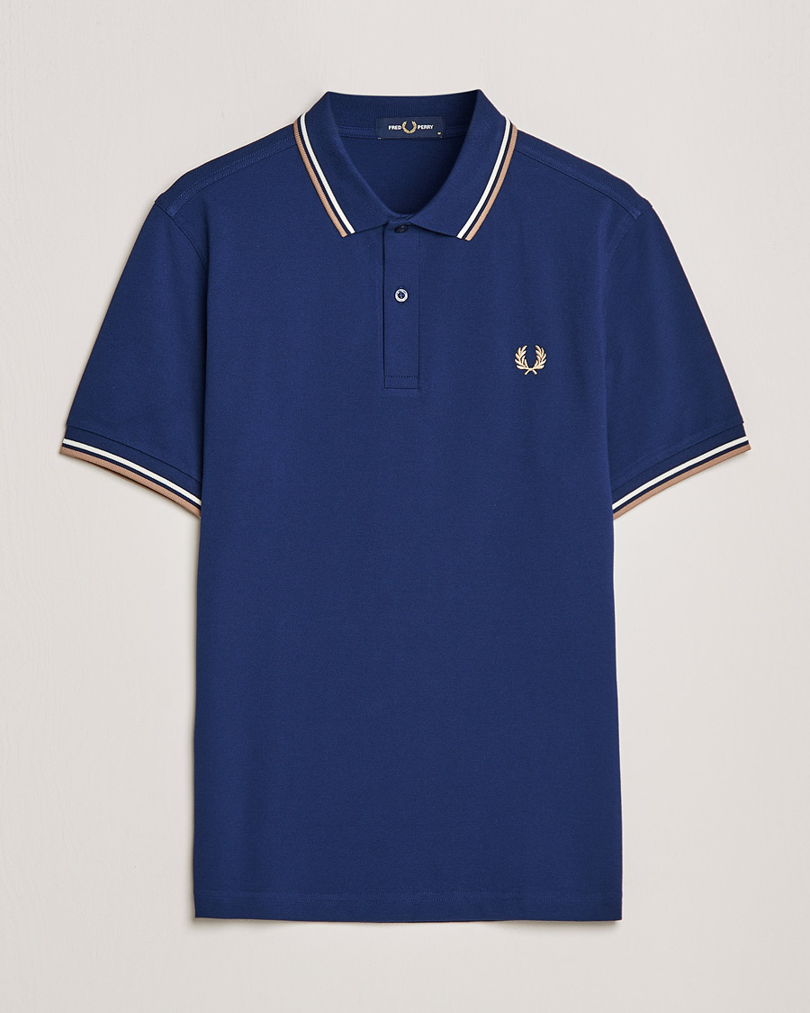 Herren | Poloshirts | Fred Perry | Twin Tipped Shirt Navy
