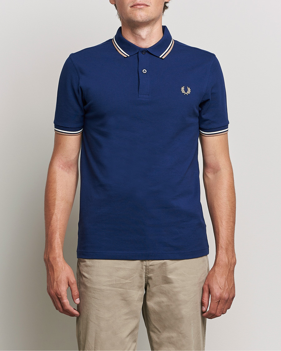 Herren | Poloshirts | Fred Perry | Twin Tipped Shirt Navy