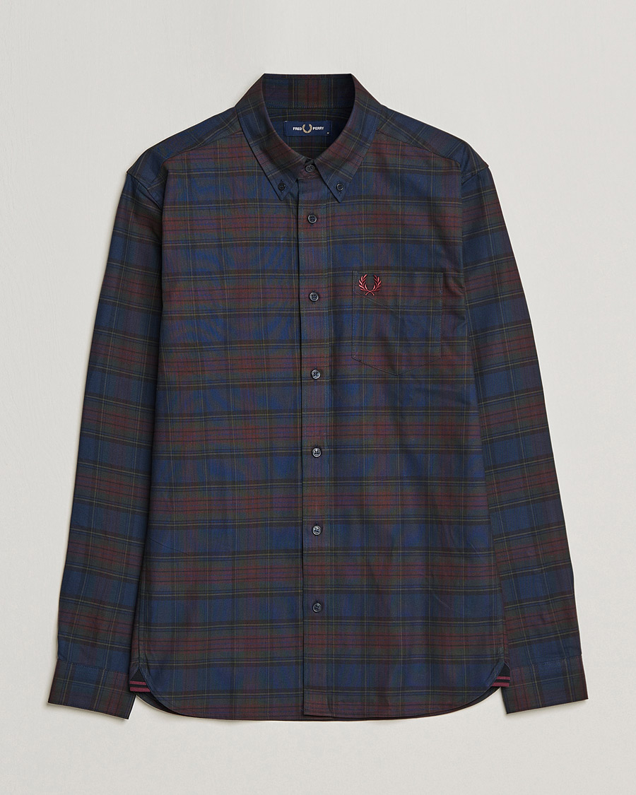 Herren | Hemden | Fred Perry | Tartan Shirt Navy