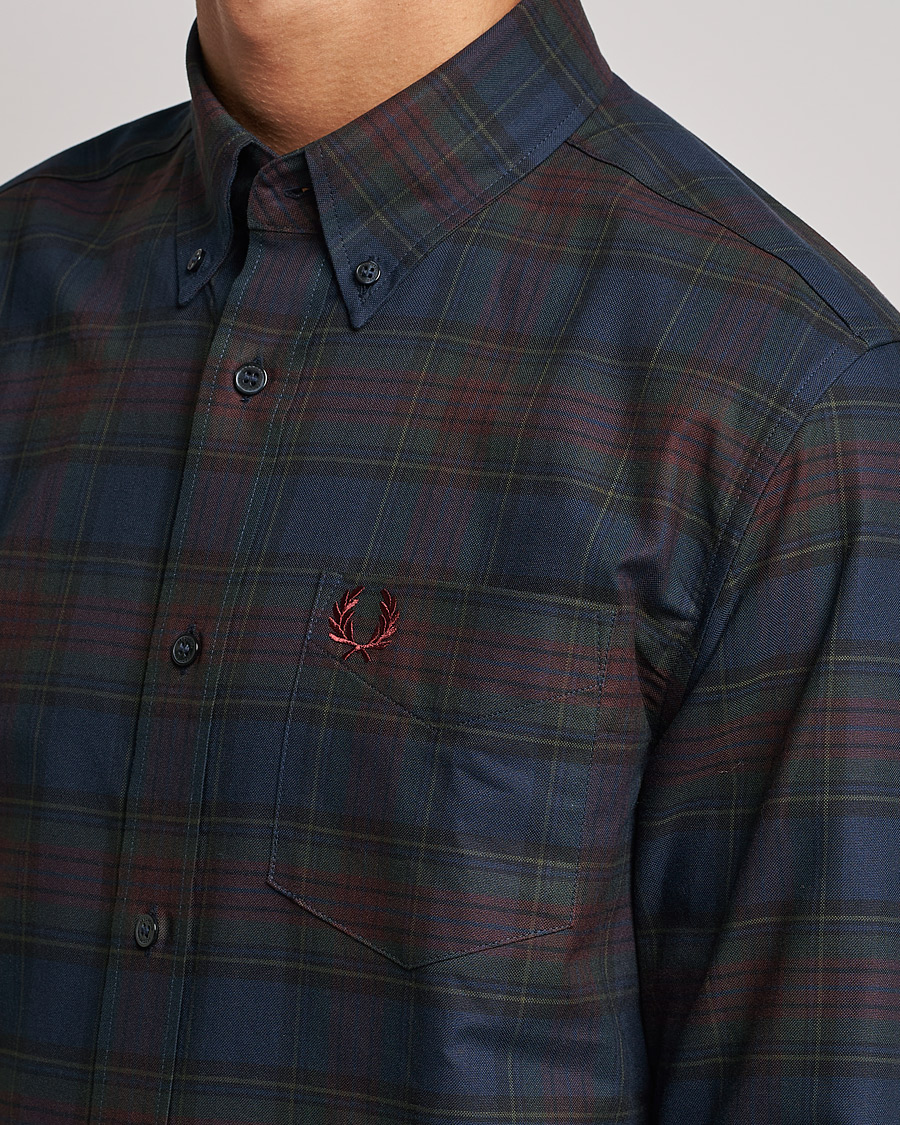 Herren | Hemden | Fred Perry | Tartan Shirt Navy