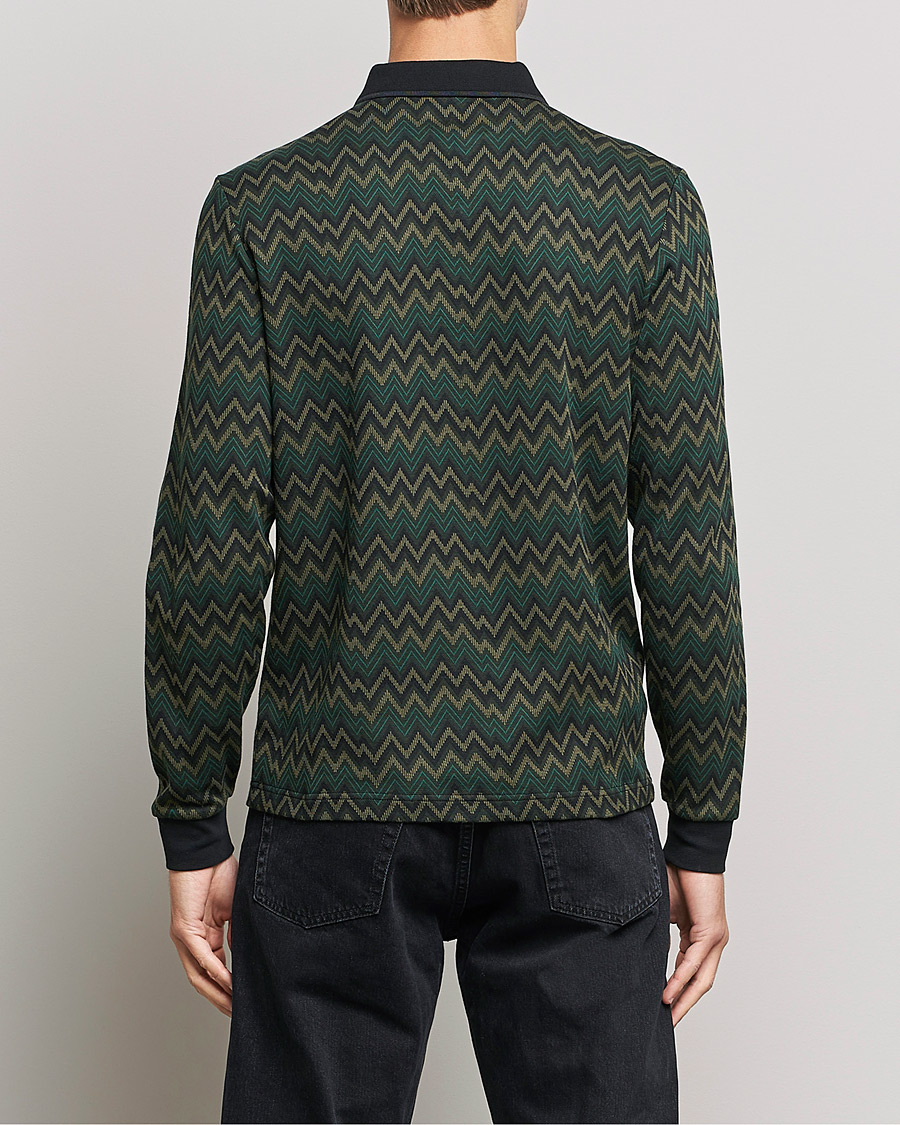 Herren | Pullover | Fred Perry | Jaquard Polo Shirt Night Green
