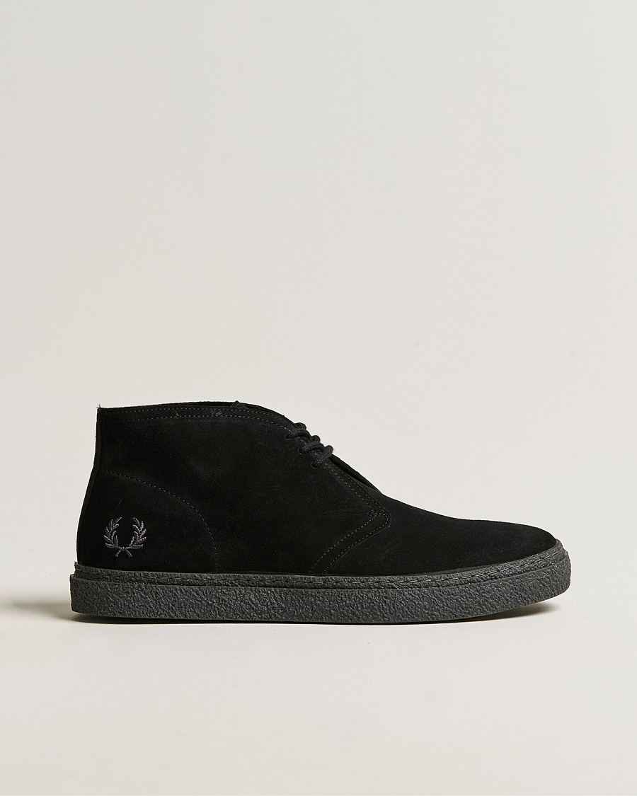 Herren | Fred Perry Hawley Suede Chukka Boot Black | Fred Perry | Hawley Suede Chukka Boot Black