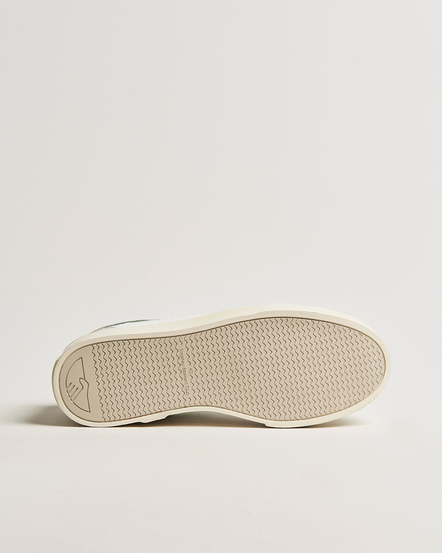 Herren | Stepney Workers Club Pearl S-Strike Leather Sneaker White Green | Stepney Workers Club | Pearl S-Strike Leather Sneaker White Green