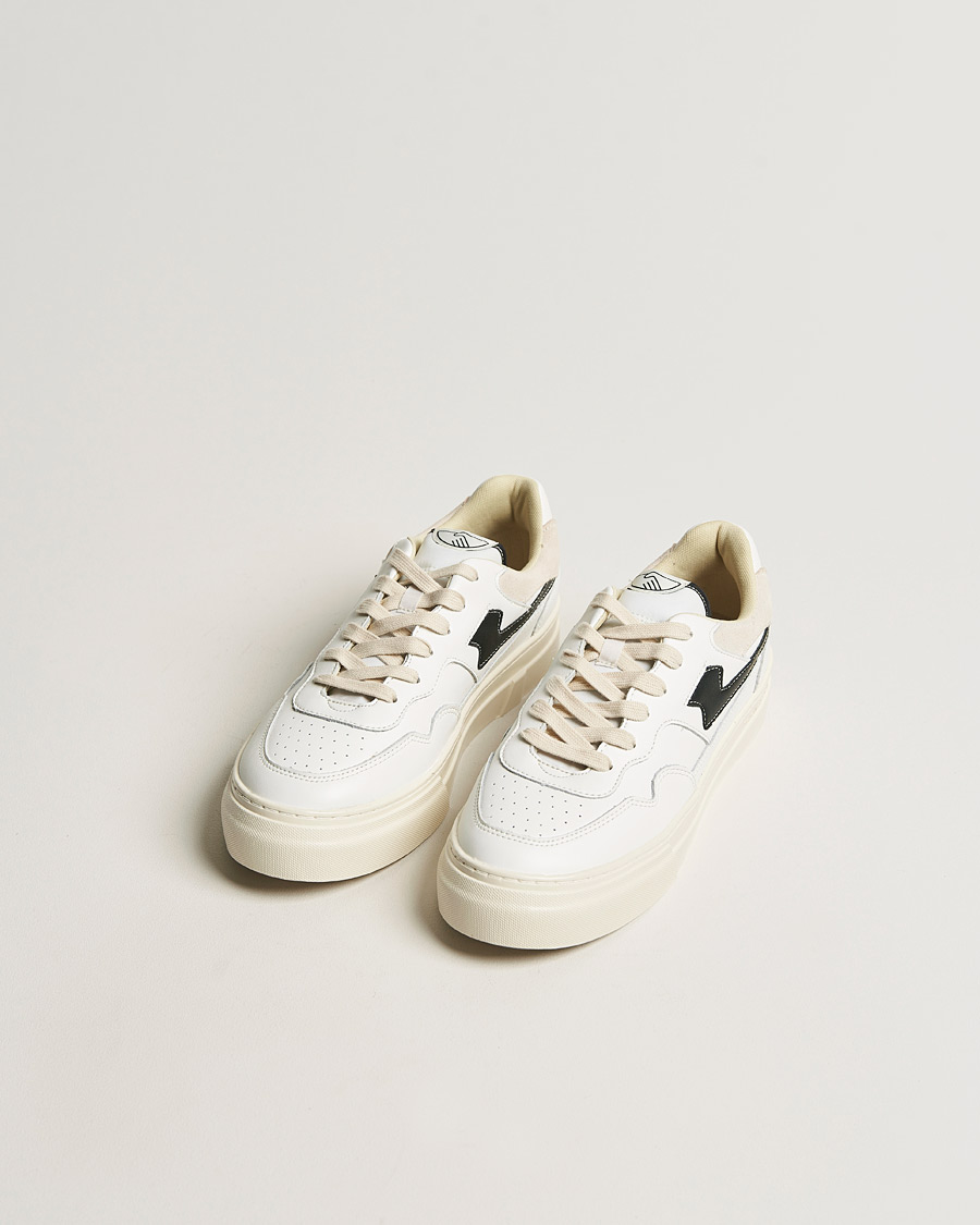 Herren | Kategorie | Stepney Workers Club | Pearl S-Strike Leather Sneaker White/Black