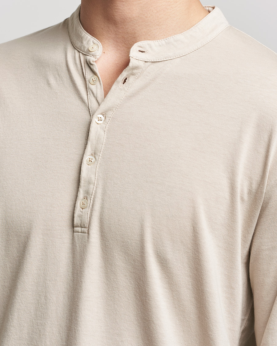 Herren | Pullover | Massimo Alba | Hawai Cotton/Cashmere Henley Chalk