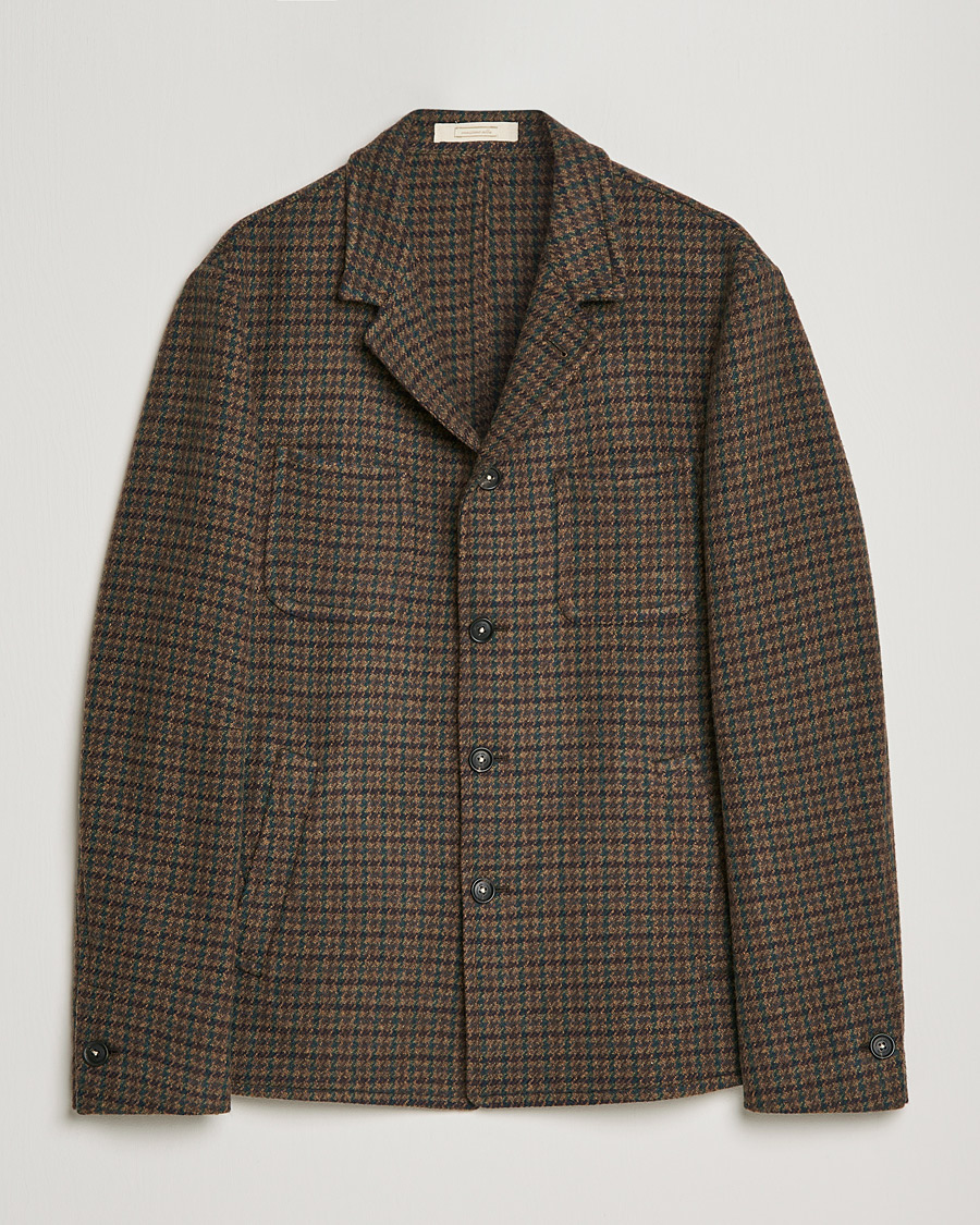 Herren | Jacken | Massimo Alba | Soft Tweed Jacket Bosco Check