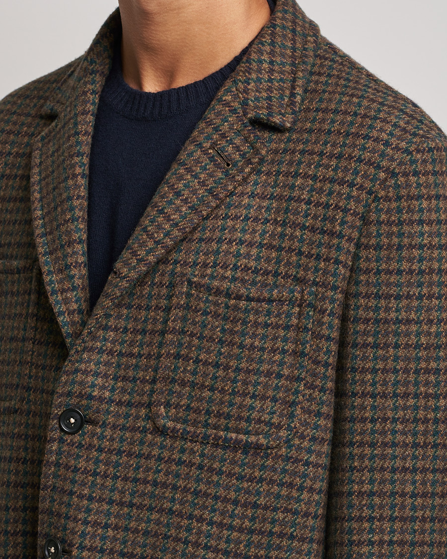 Herren | Jacken | Massimo Alba | Soft Tweed Jacket Bosco Check