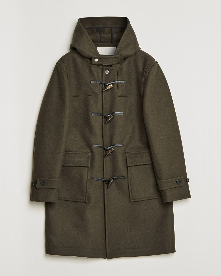 Herren | Jacken | Mackintosh | Weir Duffle Coat Dark Olive