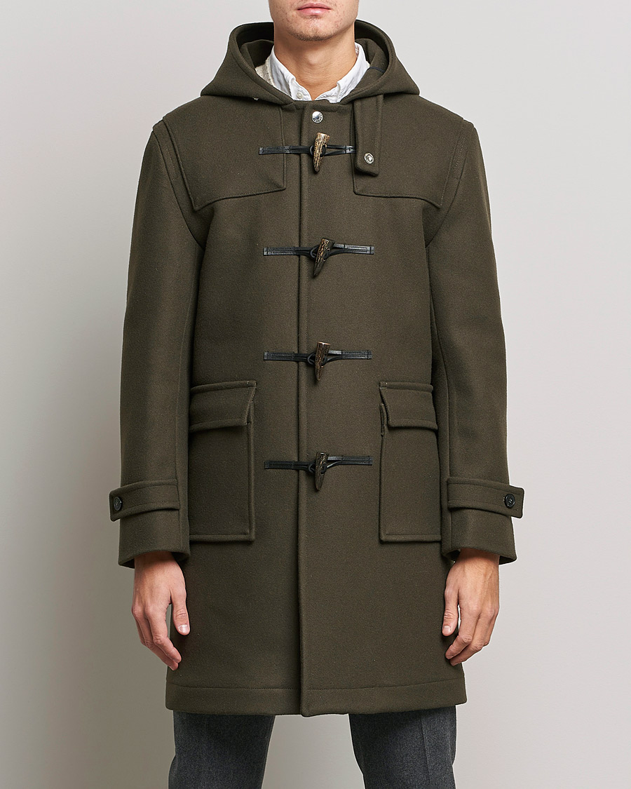 Herren | Jacken | Mackintosh | Weir Duffle Coat Dark Olive
