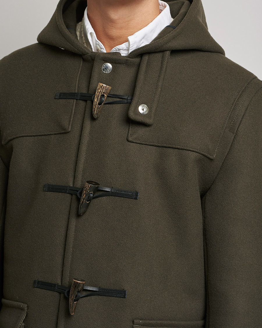 Herren | Jacken | Mackintosh | Weir Duffle Coat Dark Olive