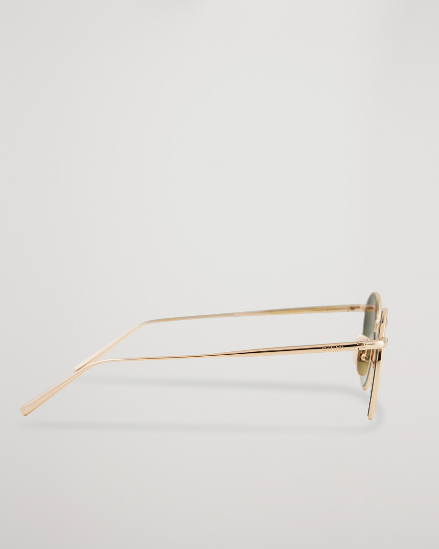 Herren | CHIMI Round Polarized Sunglasses Gold/Green | CHIMI | Round Polarized Sunglasses Gold/Green