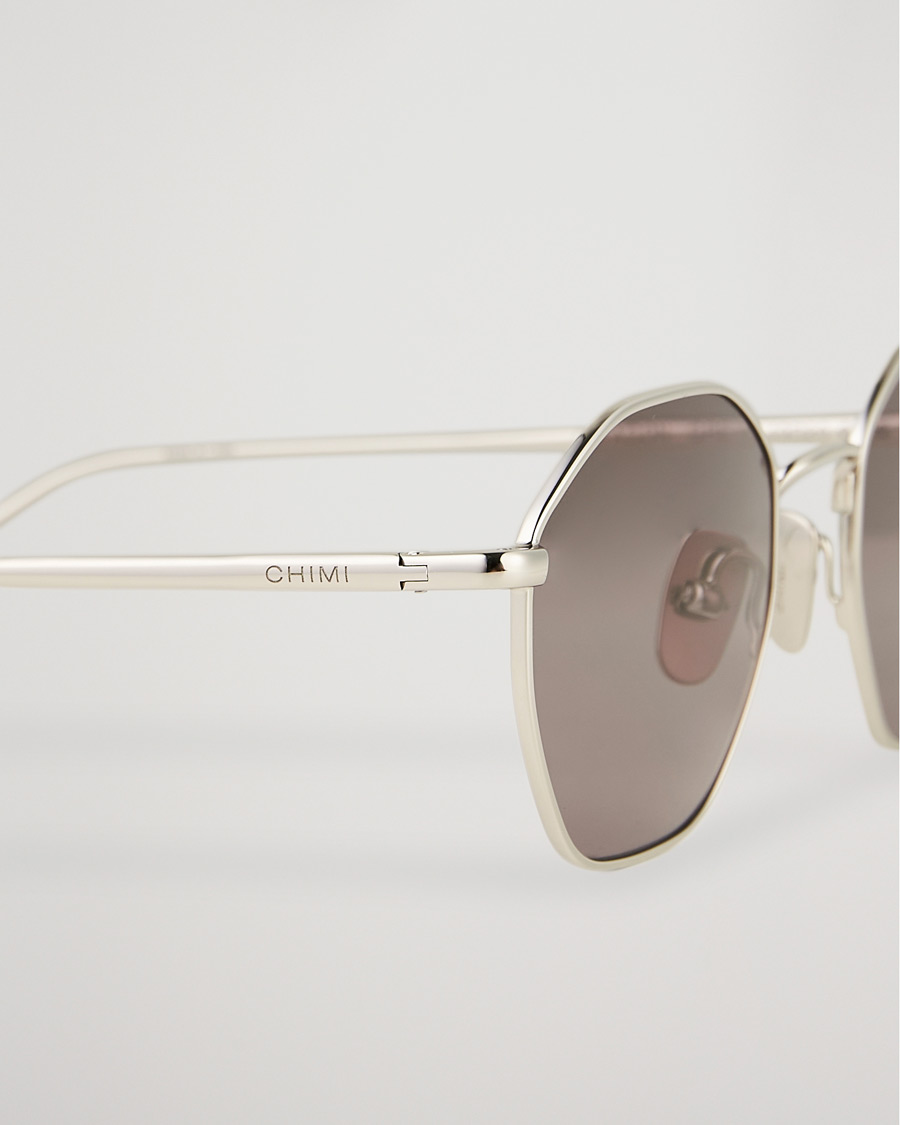 Herren | CHIMI Octagon Sunglasses Silver/Grey | CHIMI | Octagon Sunglasses Silver/Grey