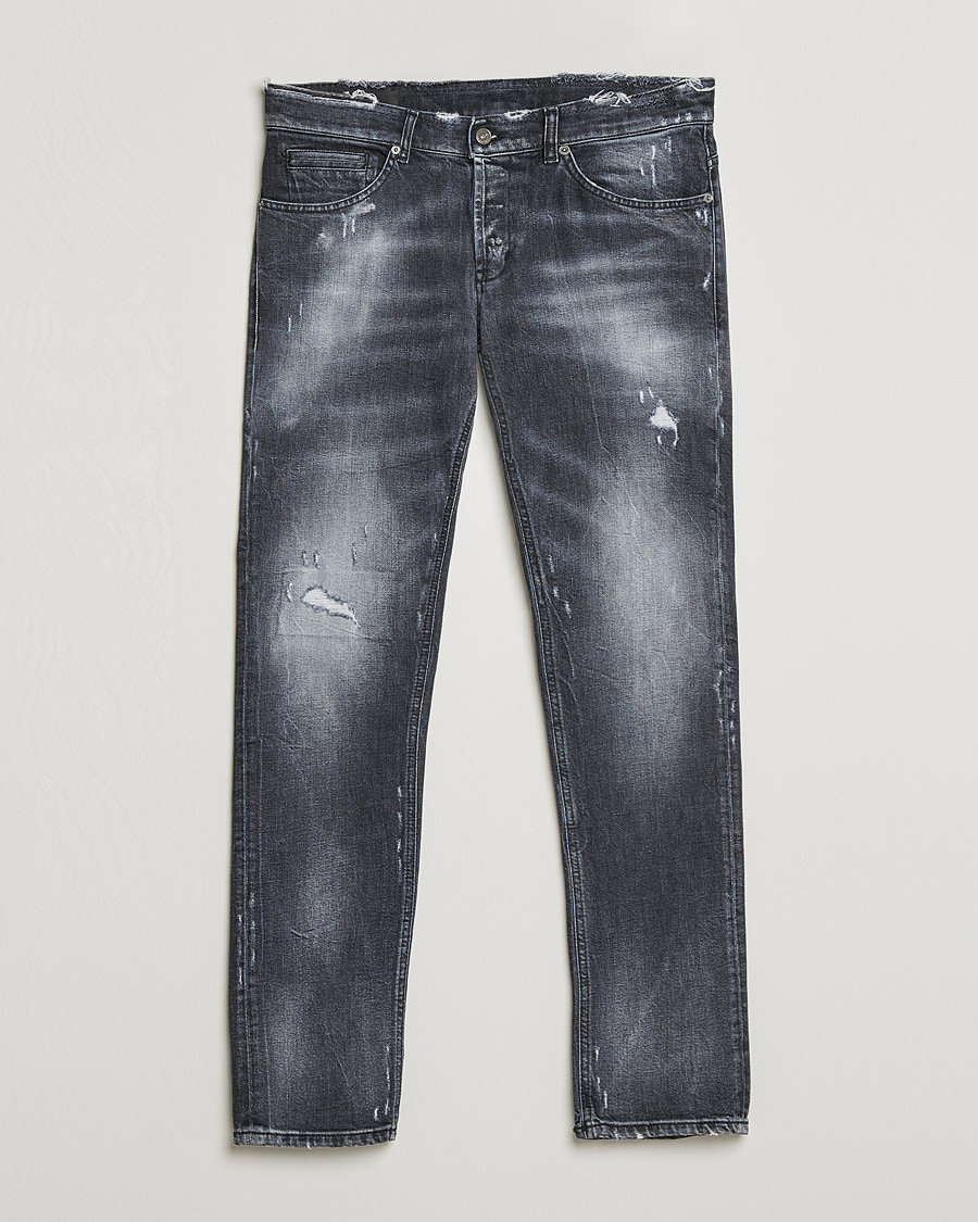 Herren | Jeans | Dondup | George Destroyed Jeans Grey/Black