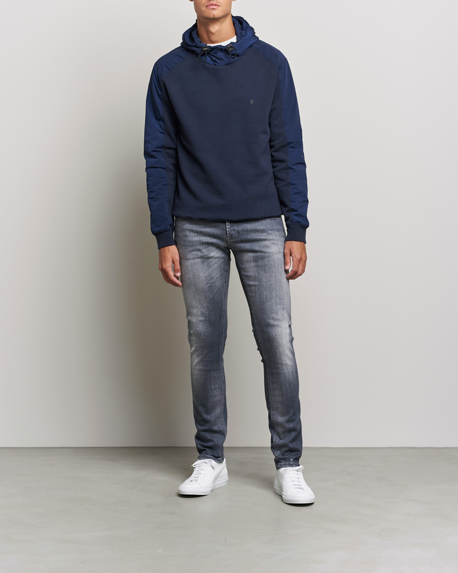 Herren | Pullover | Dondup | Felpa Hoodie Navy