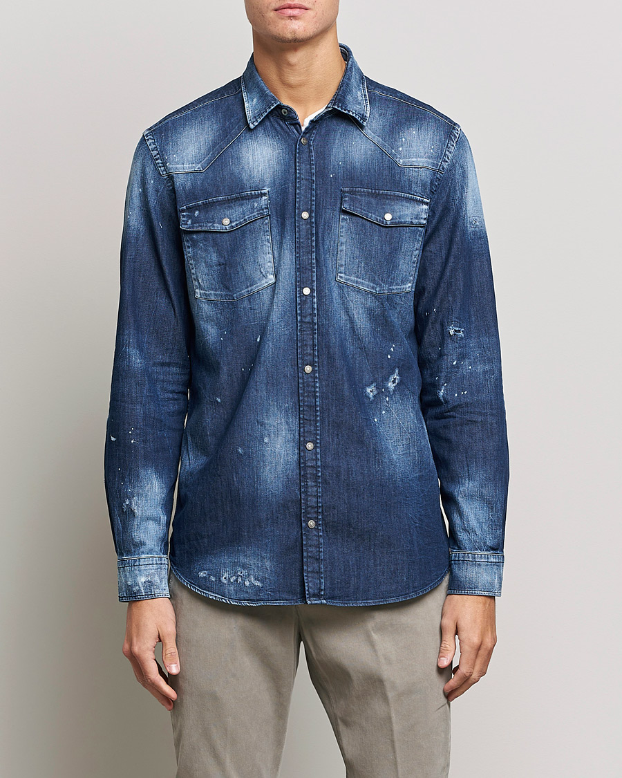 Herren | Hemden | Dondup | Denim Shirt Blue