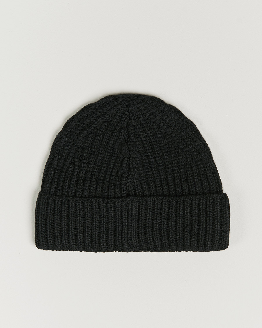 Herren | Dondup Ribbed Beanie Black | Dondup | Ribbed Beanie Black
