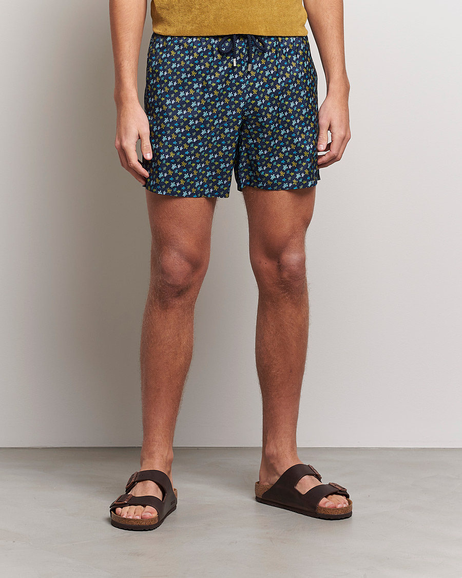 Herren | Badehosen | Vilebrequin | Mahina Swim Shorts Bleu Marine