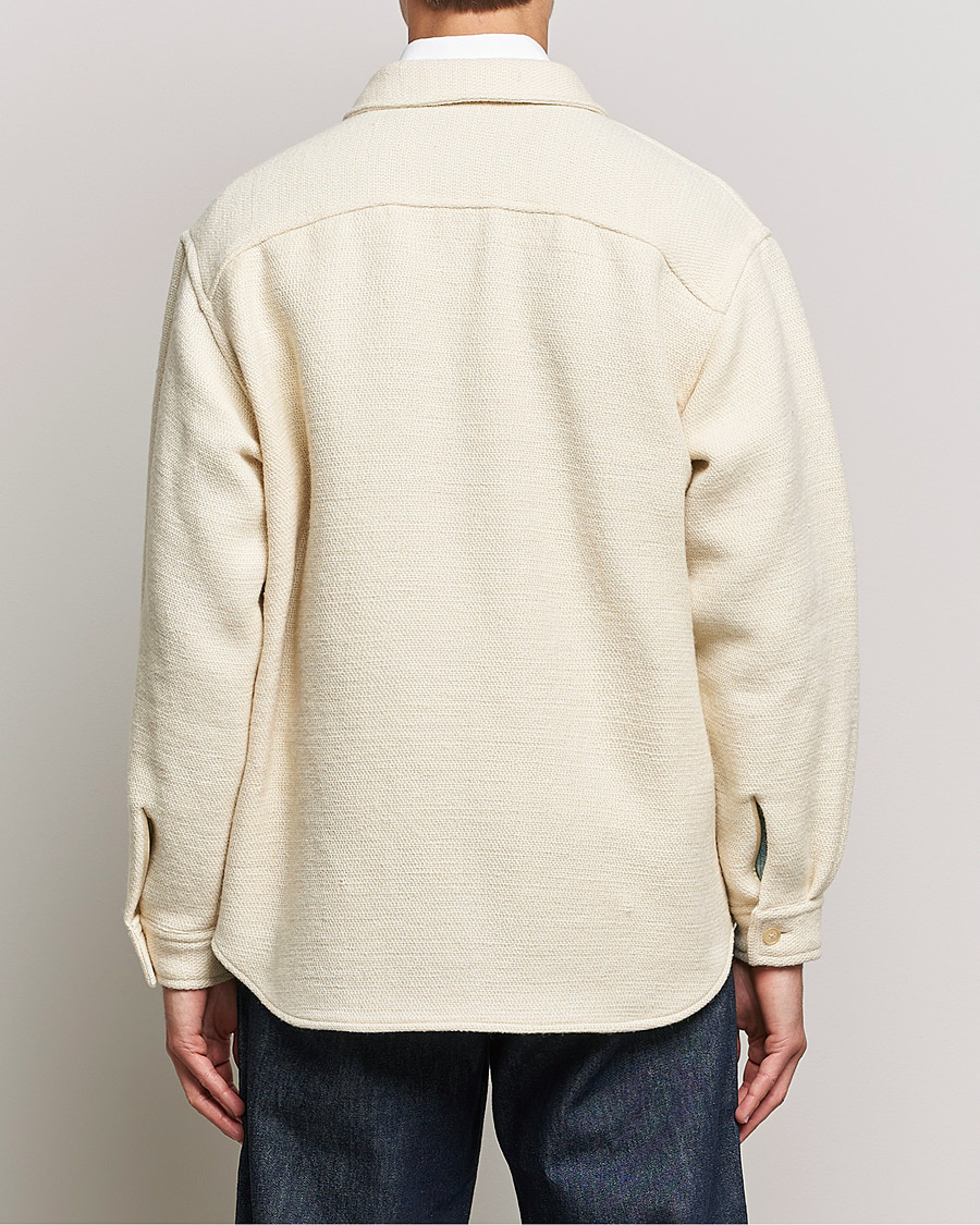 Herren | Hemden | Auralee | Double Pocket Wool Overshirt Ivory