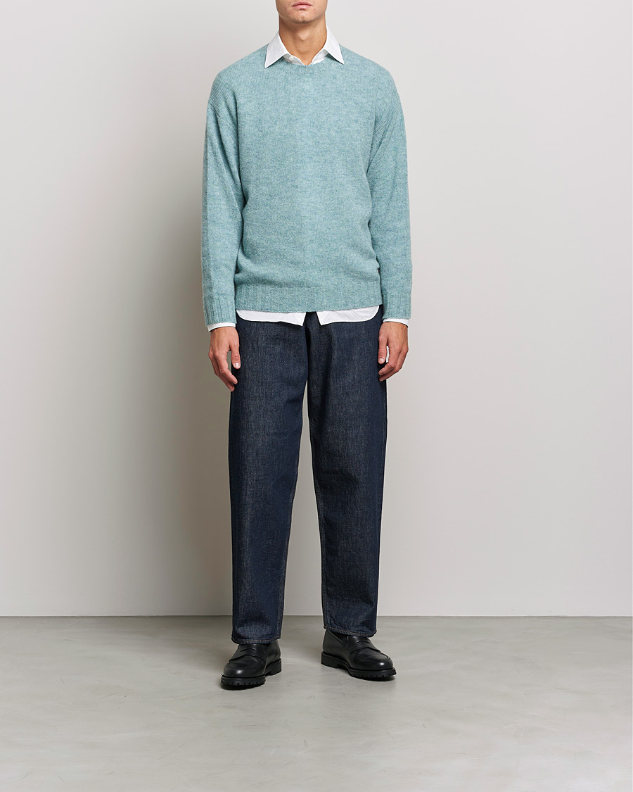 Herren | Jeans | Auralee | Wide Denim Pants Dark Indigo