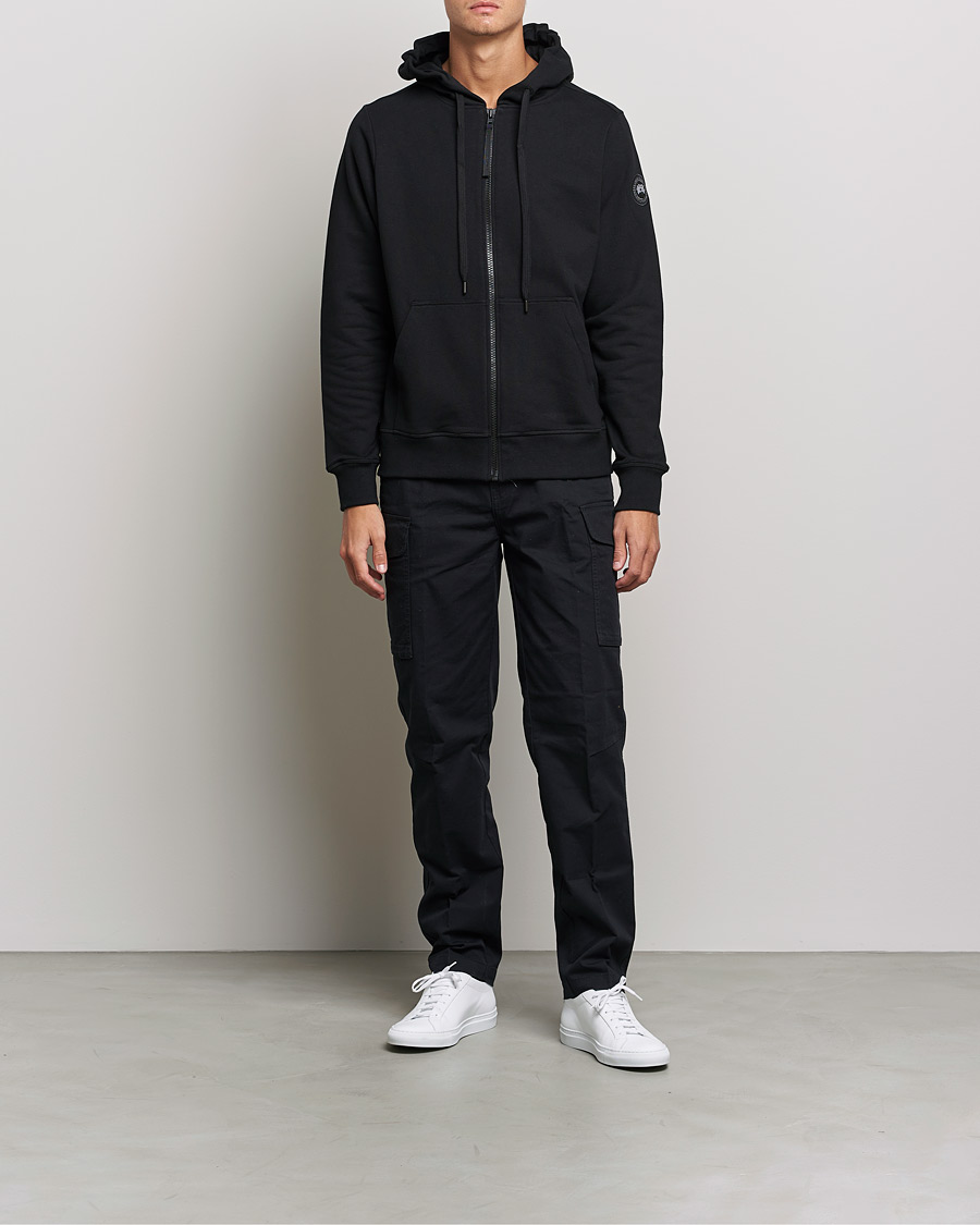 Herren | Pullover | Canada Goose Black Label | FZ Loopback Hoody Black