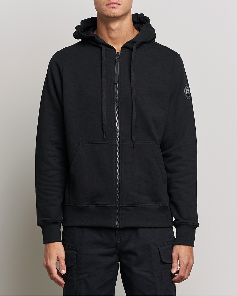 Herren | Pullover | Canada Goose Black Label | FZ Loopback Hoody Black