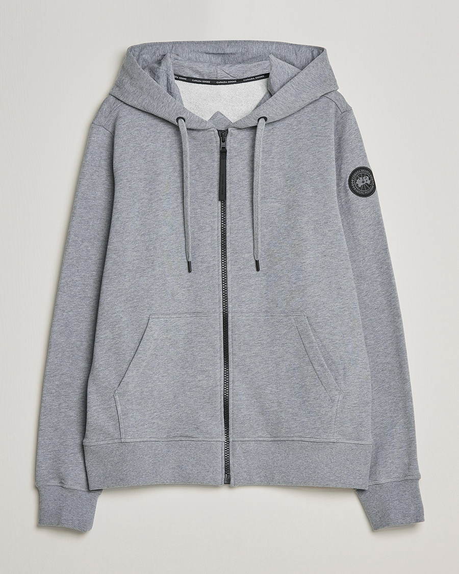 Herren | Pullover | Canada Goose Black Label | FZ Loopback Hoody Stone Heather