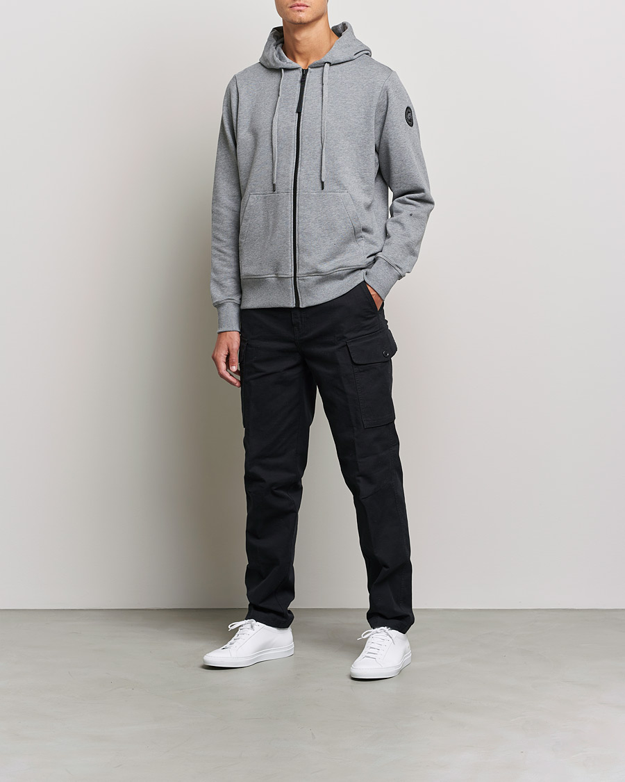 Herren | Pullover | Canada Goose Black Label | FZ Loopback Hoody Stone Heather