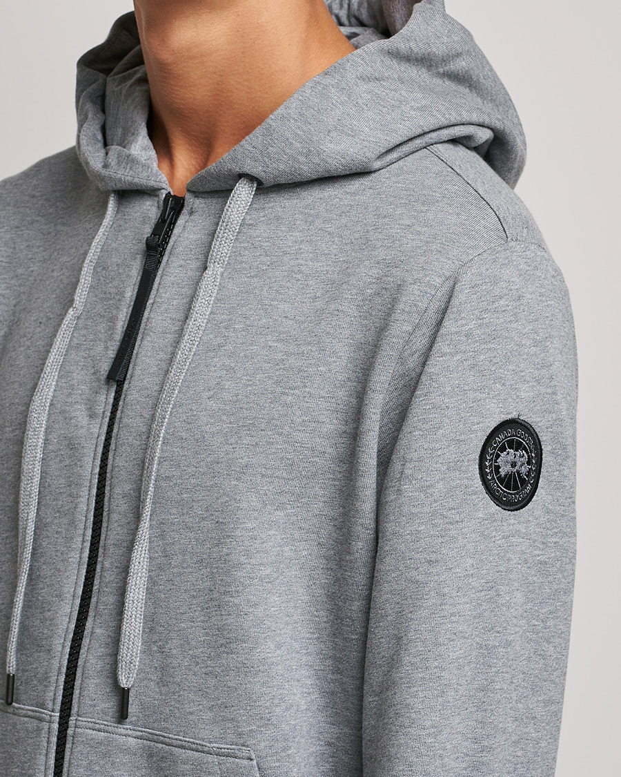 Herren | Pullover | Canada Goose Black Label | FZ Loopback Hoody Stone Heather
